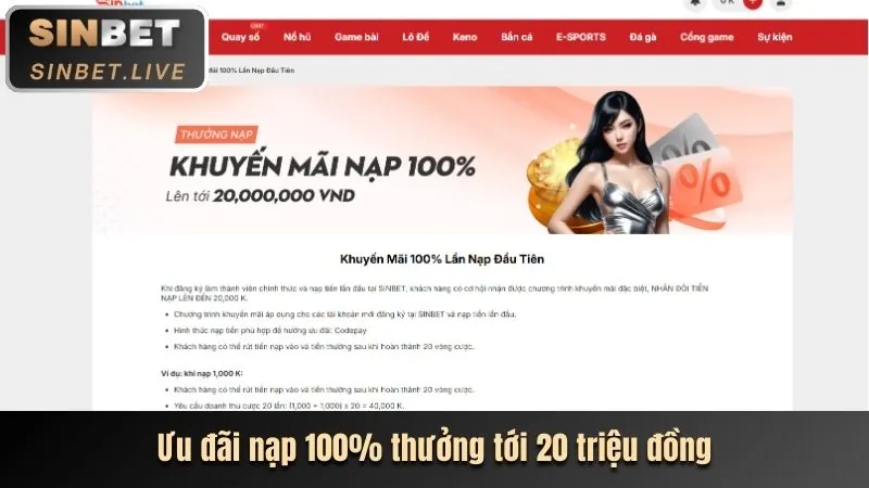 Thưởng nạp tiền hàng ngày ko66 login
